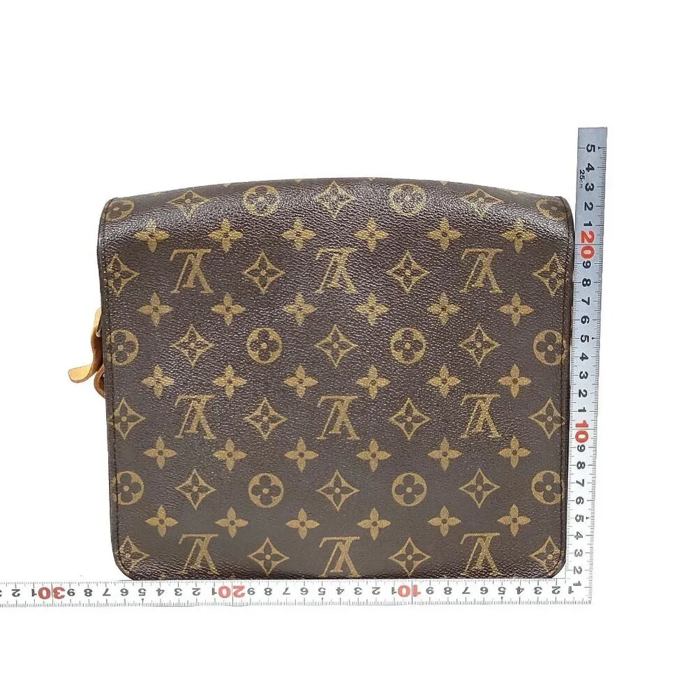 Authentic Louis Vuitton Cartouchiere GM Monogram Crossbody Bag